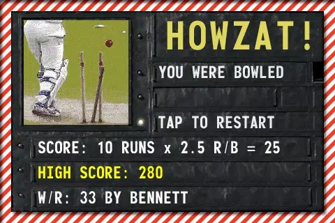Tangkapan skrin Little Master Cricket