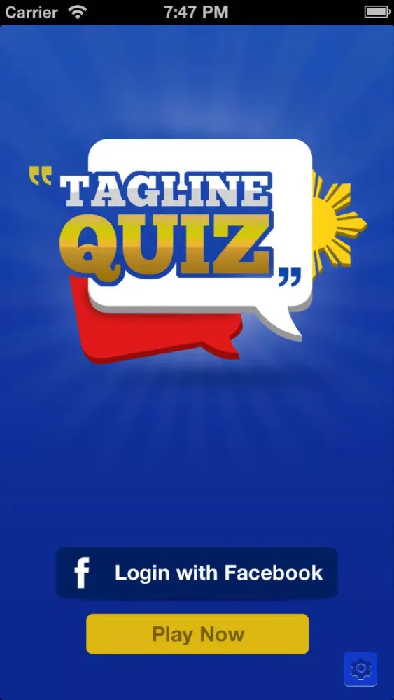 Tagline Quiz Screenshots