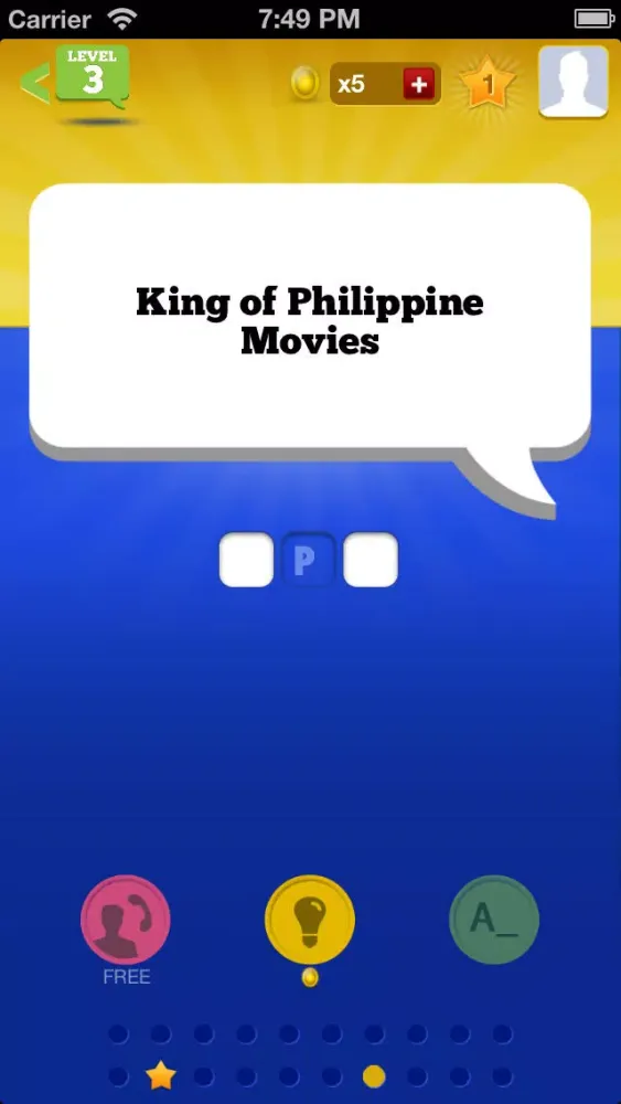 Tagline Quiz Screenshots