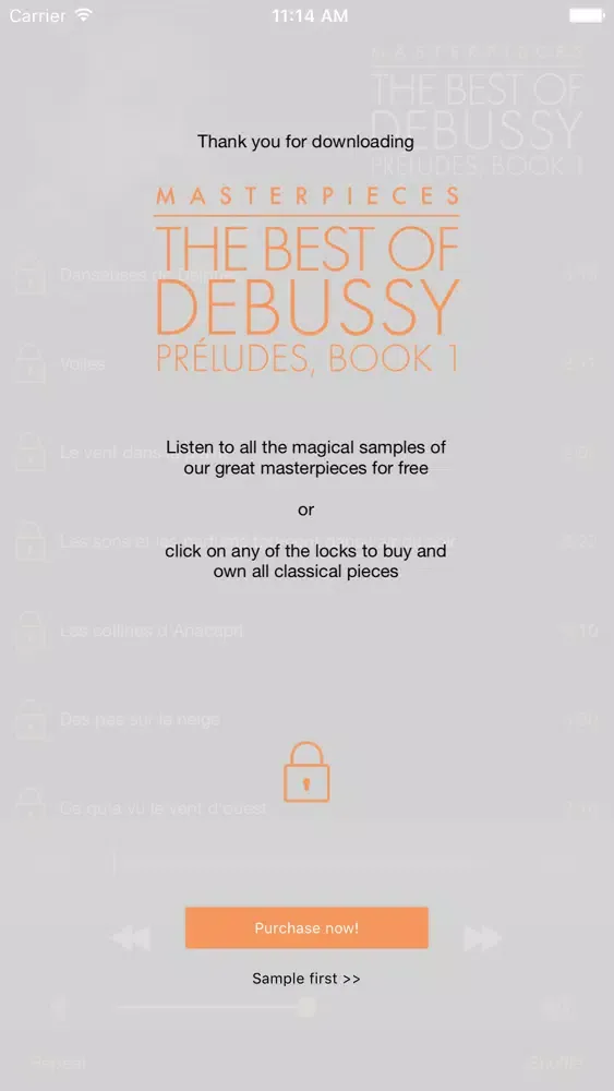Debussy: Préludes, Book 1應用截圖