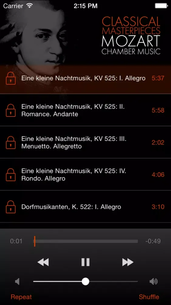 Zrzuty ekranu Mozart: Chamber Music