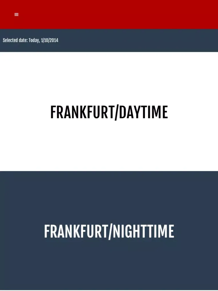 Wazzzapp Frankfurt iPad  스크린샷