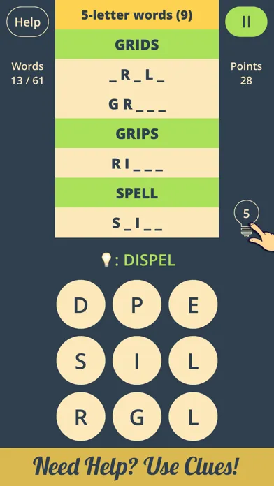Spell Grid 2 : Jumble Letters應用截圖