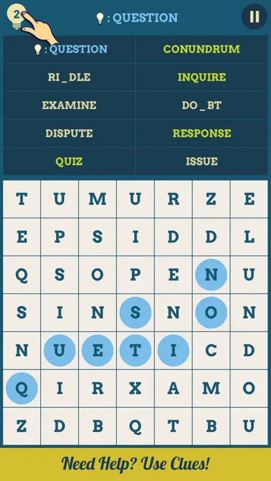 Cross Word Puzzles : Riddles應用截圖