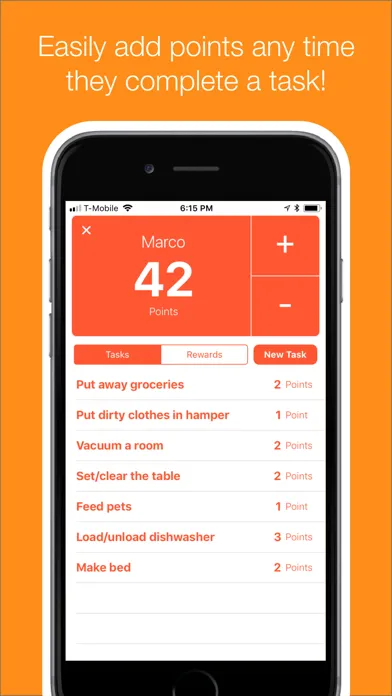 punti - chores tasks & rewards स्क्रीनशॉट