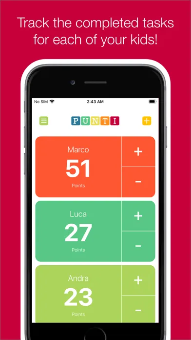 punti+ chores tasks & rewards স্ক্রিনশট