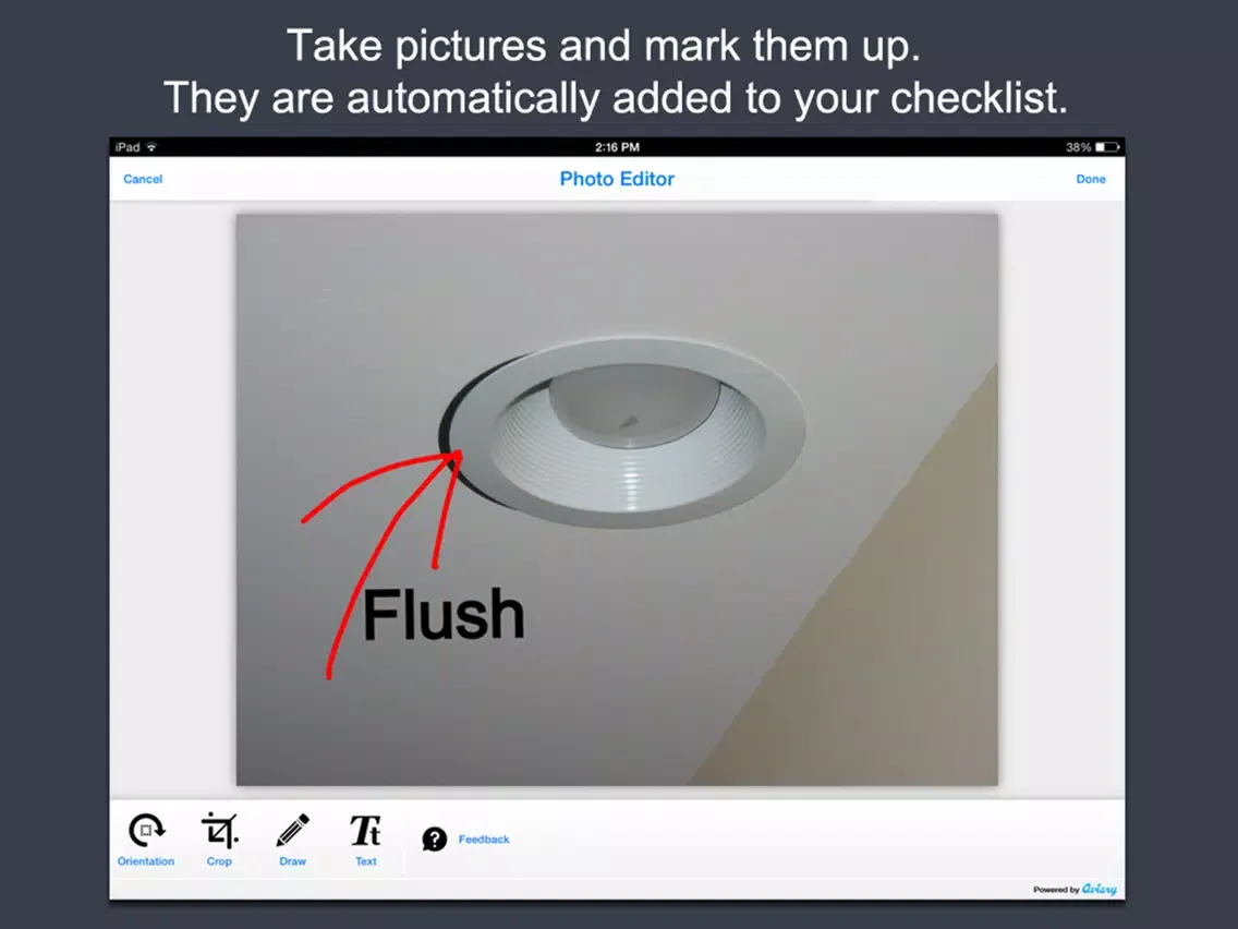 Capturas de tela do FTQ360 Construction Quality iPad 