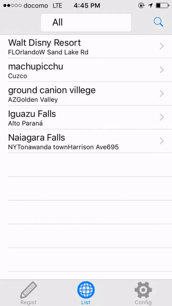 Screenshot di My Travel Map - Original map only for me.