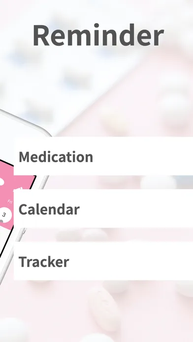 Captures d'écran de Cute Pill Reminder