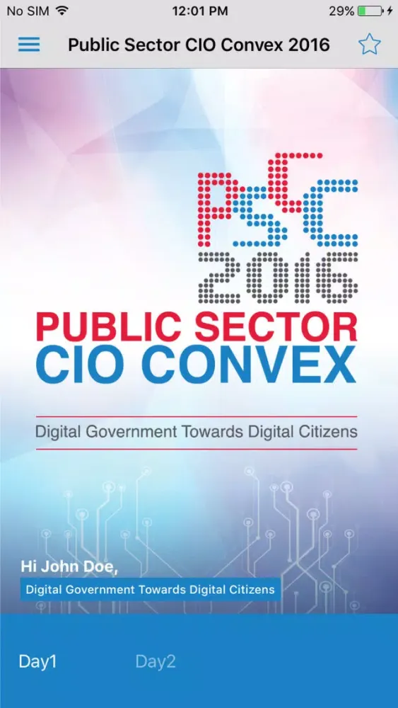 Public Sector CIO Convex 2016 스크린샷
