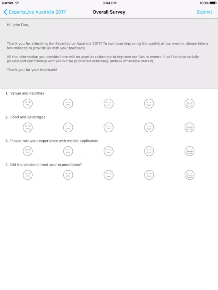ExpertsLive Australia 2017 iPad  স্ক্রিনশট