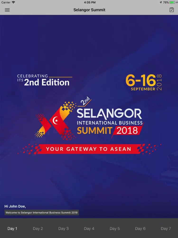 Capturas de pantalla de Selangor Summit iPad 