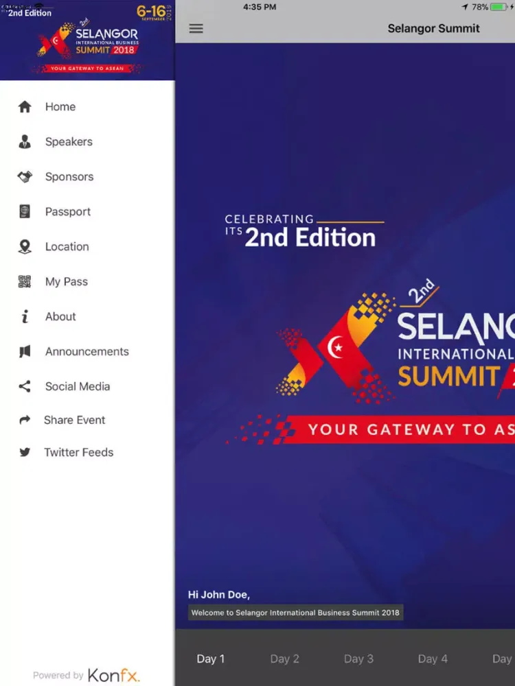 Capturas de pantalla de Selangor Summit iPad 