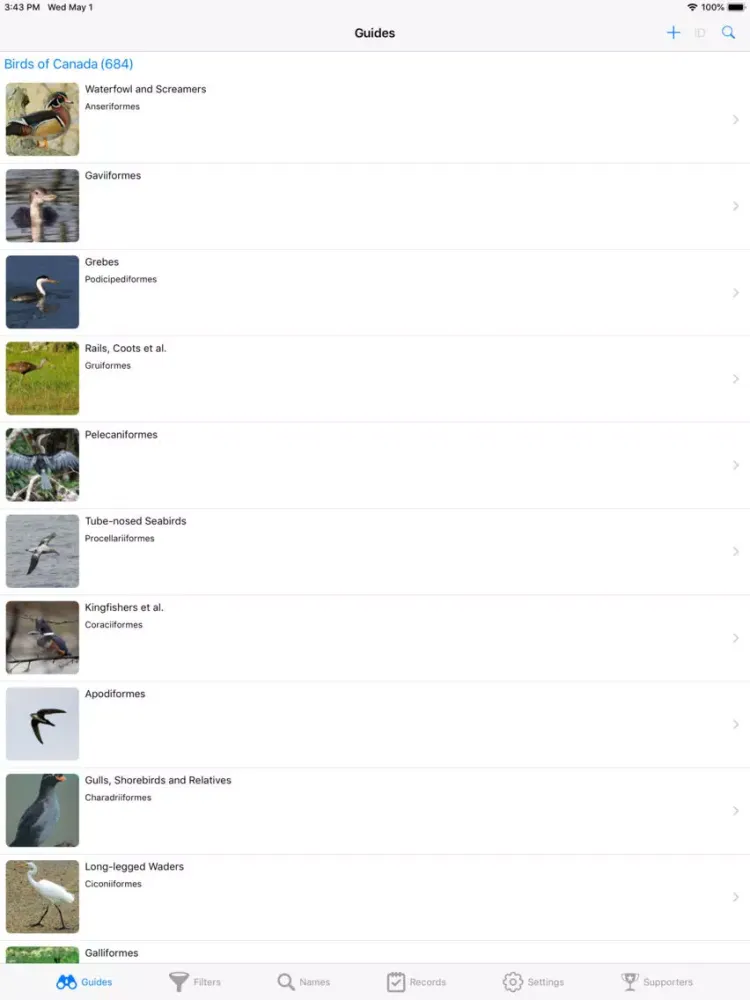 Screenshot di Canadian Birds iPad 