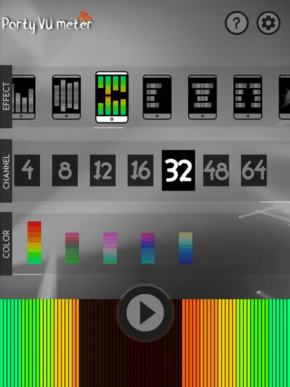 Party VU meter PRO iPad 應用截圖