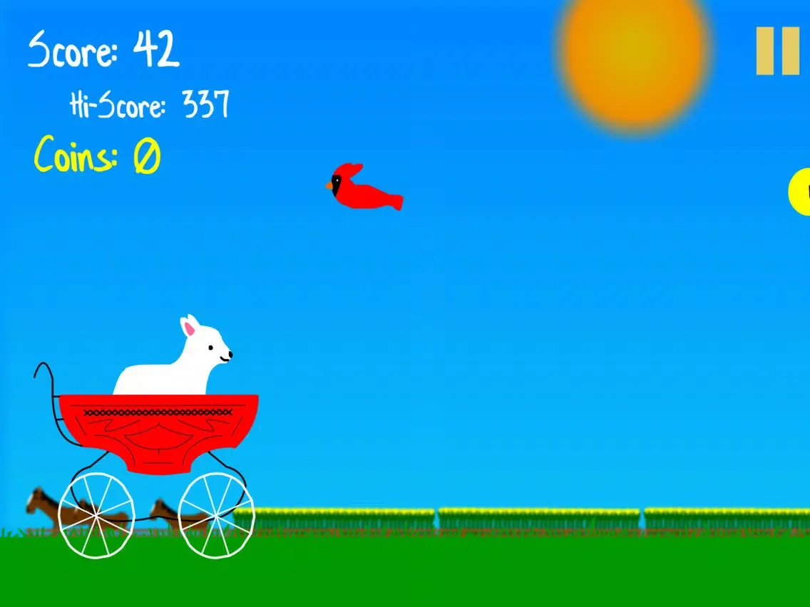 Capturas de tela do Lamb in a Pram iPad 