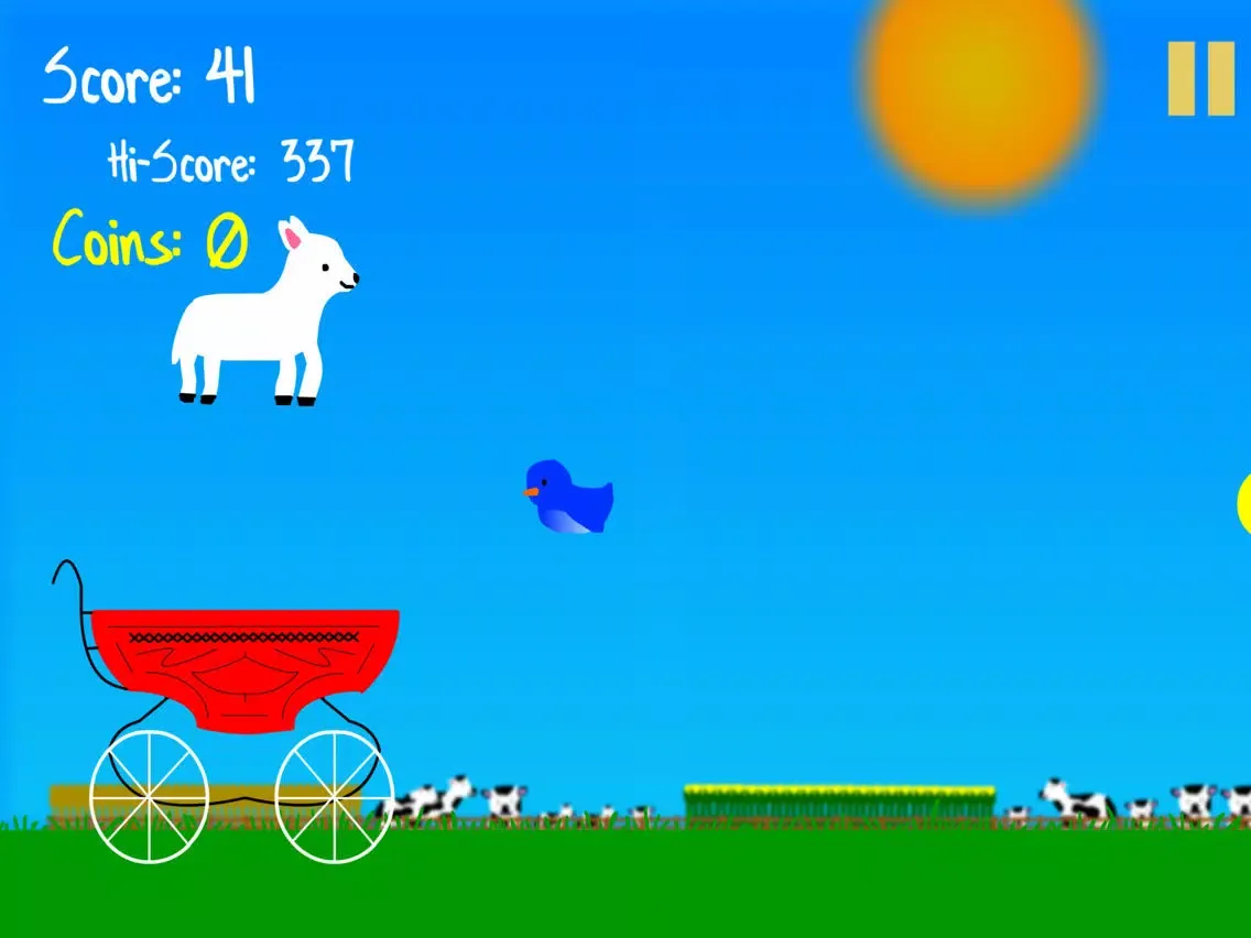 Capturas de tela do Lamb in a Pram iPad 