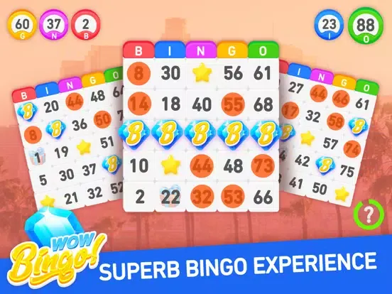 ภาพหน้าจอของ Bingo Wow: Lucky Bingo at Home iPad 