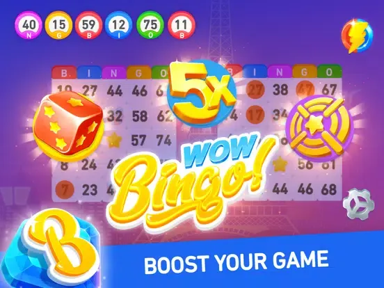 ภาพหน้าจอของ Bingo Wow: Lucky Bingo at Home iPad 