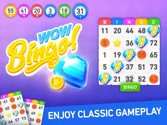 ภาพหน้าจอของ Bingo Wow: Lucky Bingo at Home iPad 
