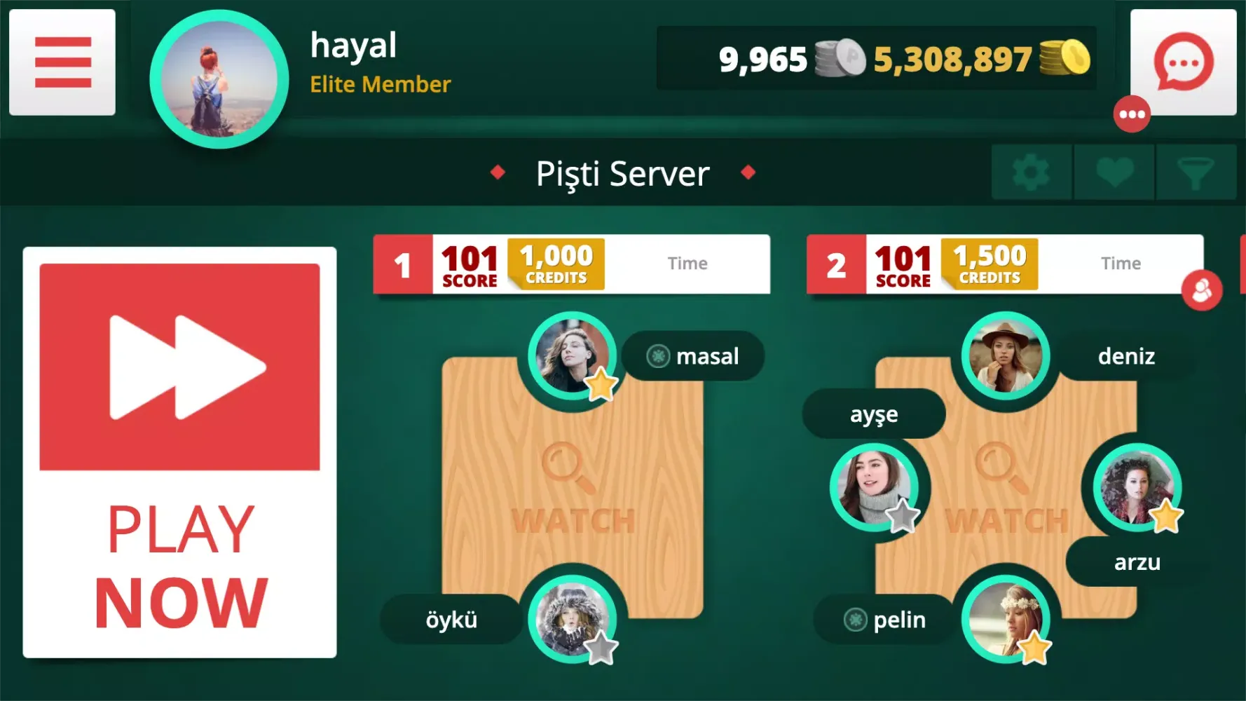 Pisti Online Screenshots