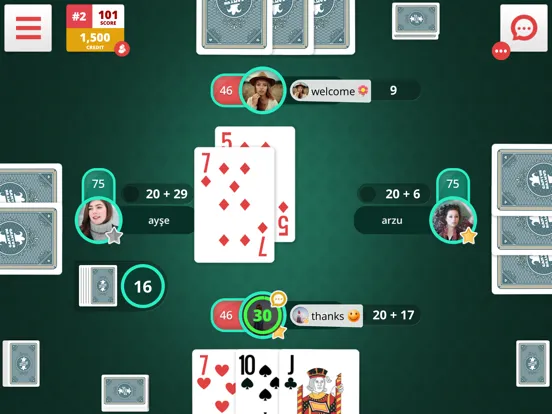 Pişti - Online iPad  Screenshots
