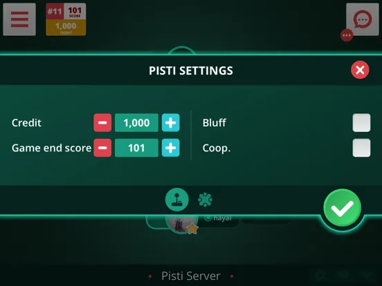 Pişti - Online iPad  Screenshots