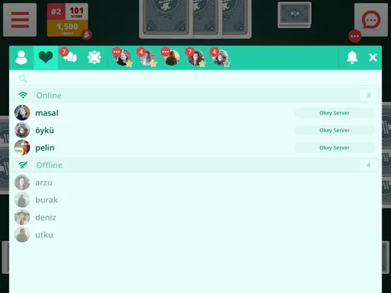 Pişti - Online iPad  Screenshots