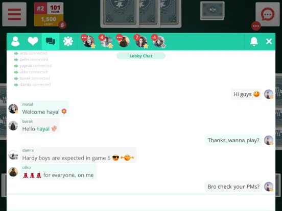 Pişti - Online iPad  Screenshots