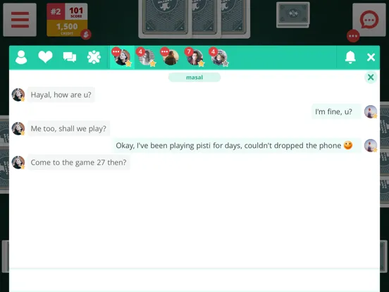 Pişti - Online iPad  Screenshots