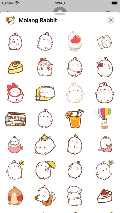 Molang Rabbit應用截圖
