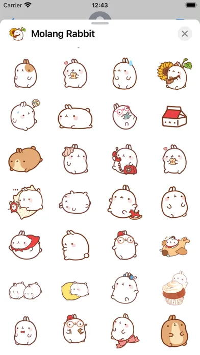 Molang Rabbit應用截圖