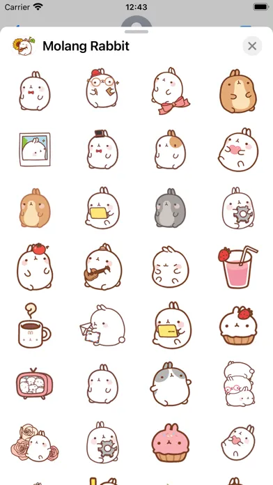 Molang Rabbit應用截圖