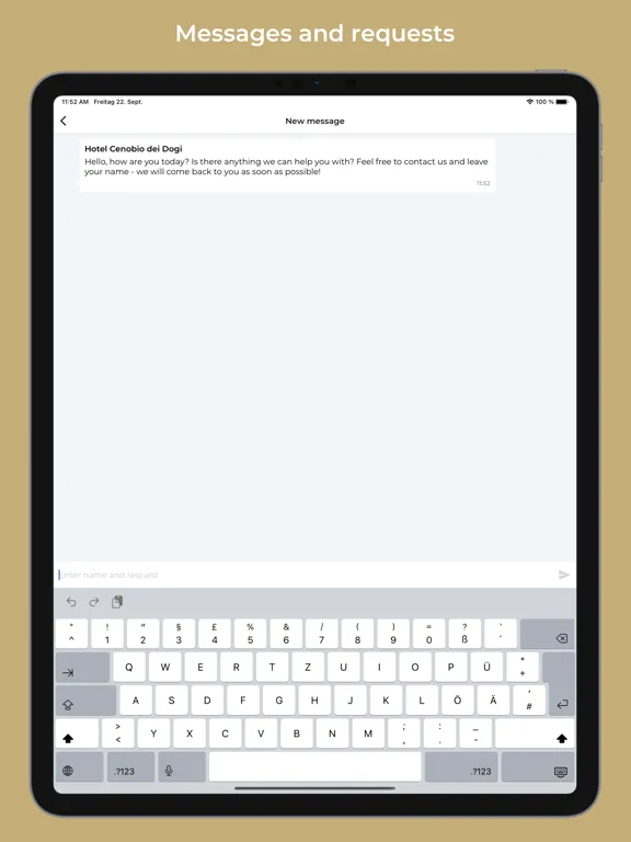 Capturas de pantalla de Hotel Cenobio dei Dogi iPad 