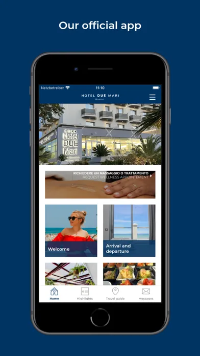 Capturas de tela do Hotel Due Mari Rimini