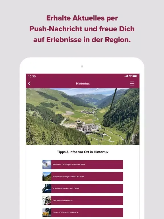 Vierjahreszeiten Hintertux iPad  Ekran Görüntüleri