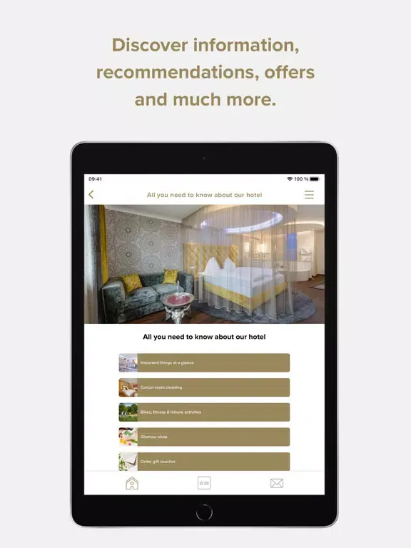Hotel Winzer iPad 應用截圖