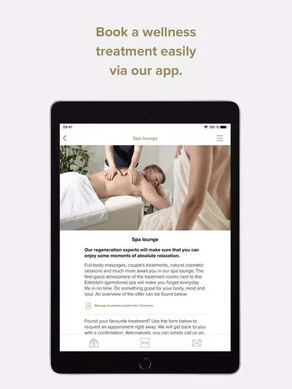 Hotel Winzer iPad 應用截圖