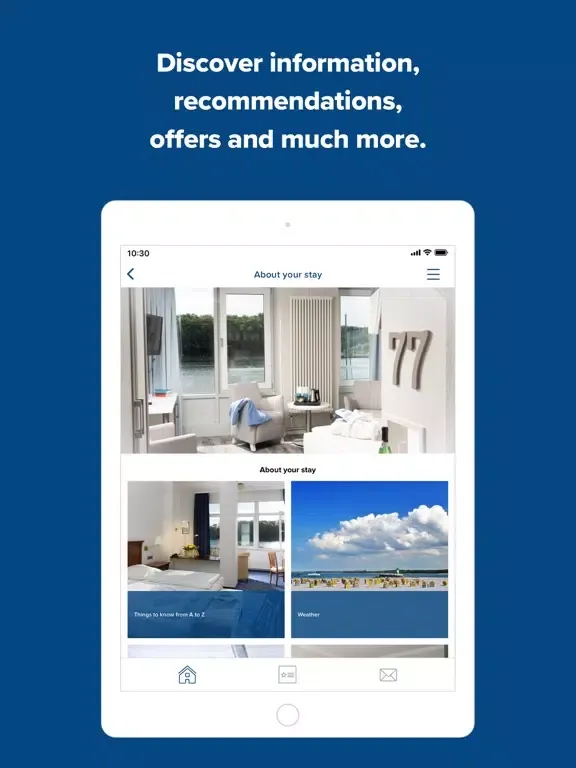 Ảnh chụp màn hình của Hotel Deutscher Kaiser iPad 
