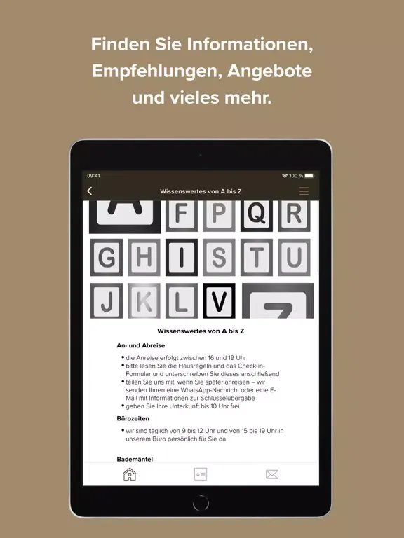 Kaprun Rentals iPad 應用截圖