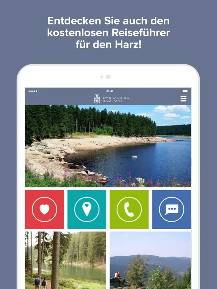 Ritter von Kempski Hotels iPad 应用截图