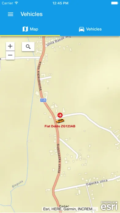 Capturas de tela do GDi auto nadzor PLUS