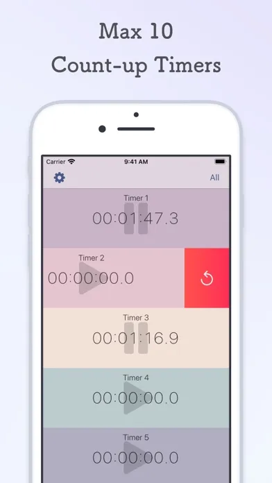 Colory Stopwatch, Time Tracker应用截图
