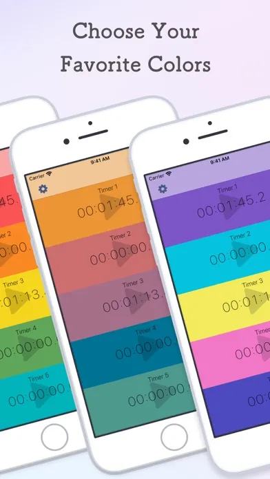 Colory Stopwatch, Time Tracker应用截图