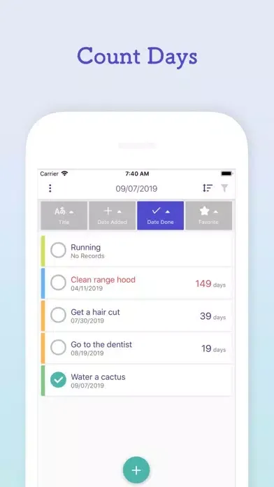 ภาพหน้าจอของ Chekrica - Check Past Date