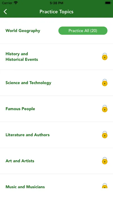 General Knowledge Trivia Quiz 스크린샷