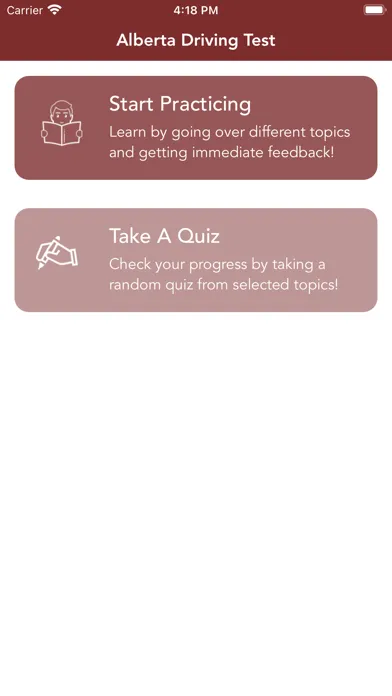 Alberta Driving Test Practice+ Screenshots