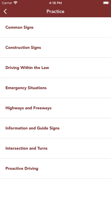 Alberta Driving Test Practice+ Screenshots