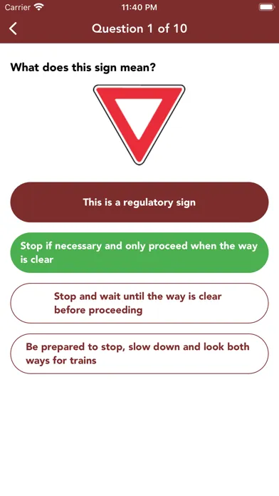 ICBC Practice Knowledge Test+ Screenshots