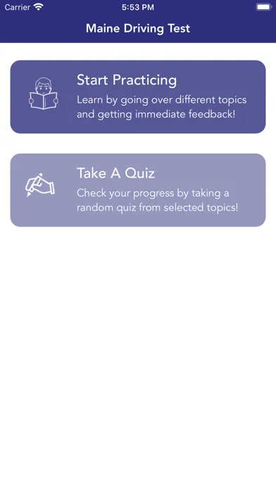 DMV Practice Test • Maine应用截图